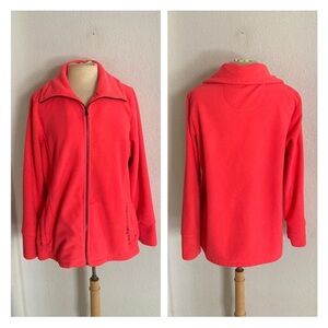 Calvin Klein pink fleece jacket